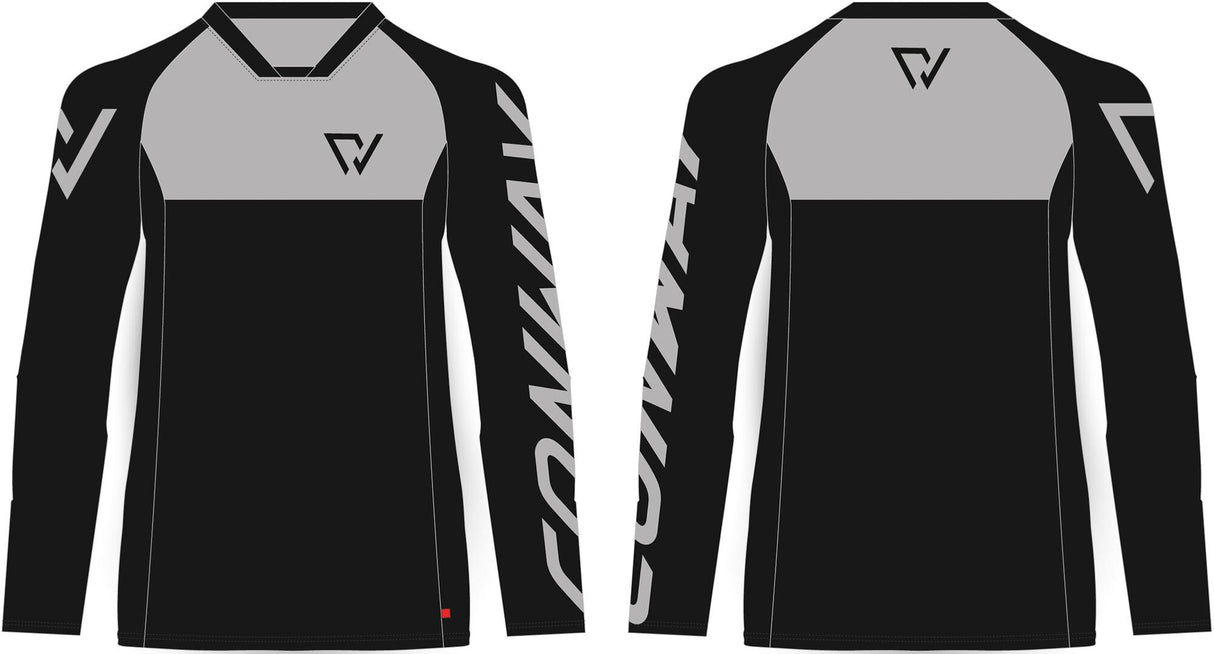 Conway shirt met lange mouwen freeride jersey ls freeride jersey ls size s black grey