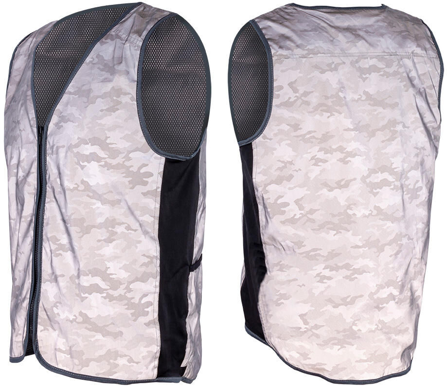 Wowow reflecterende veiligheidsvest titanium refl.vest titanium size s