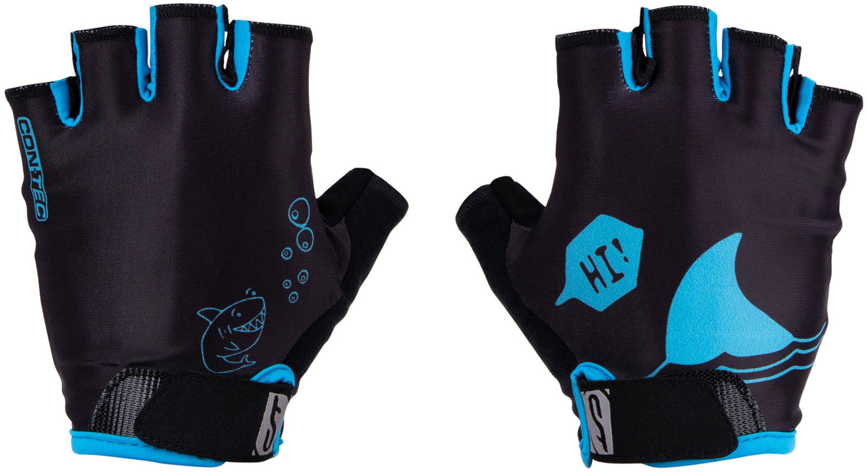 Contec kinderhandschoen sharky ct glove sharky black blue - s