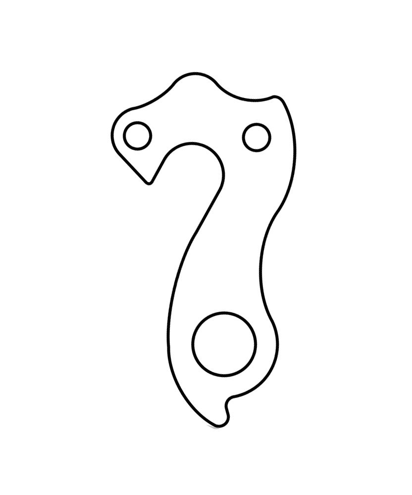 Union derailleurpad GH-041 met schroefset M4x0.7