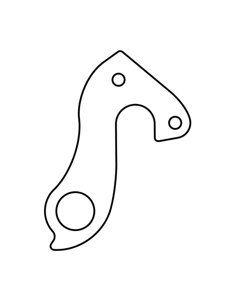 Union derailleurpad GH-056 met schroefset M4x0.7