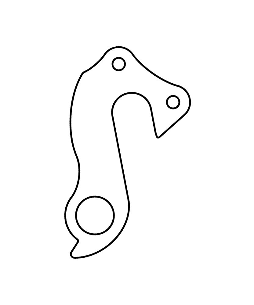 Union derailleurpad GH-072 met schroefset M4x0.7