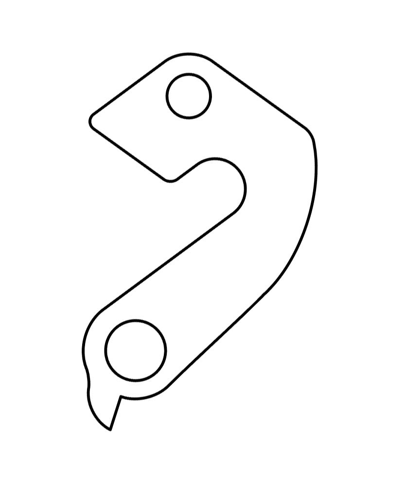 Union derailleurpad GH-094 met schroef M8x1.2