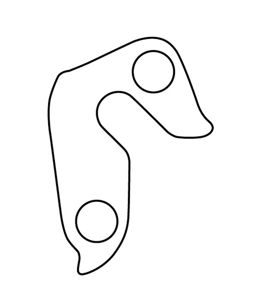 Union derailleurpad GH-097 met schroefset M8x0.75