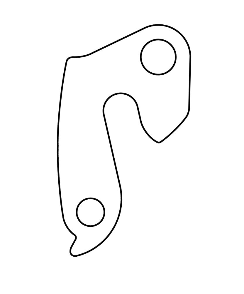 Union derailleurpad GH-106 met schroefset M8x0.75