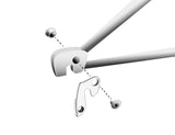 Union derailleurpad GH-106 met schroefset M8x0.75