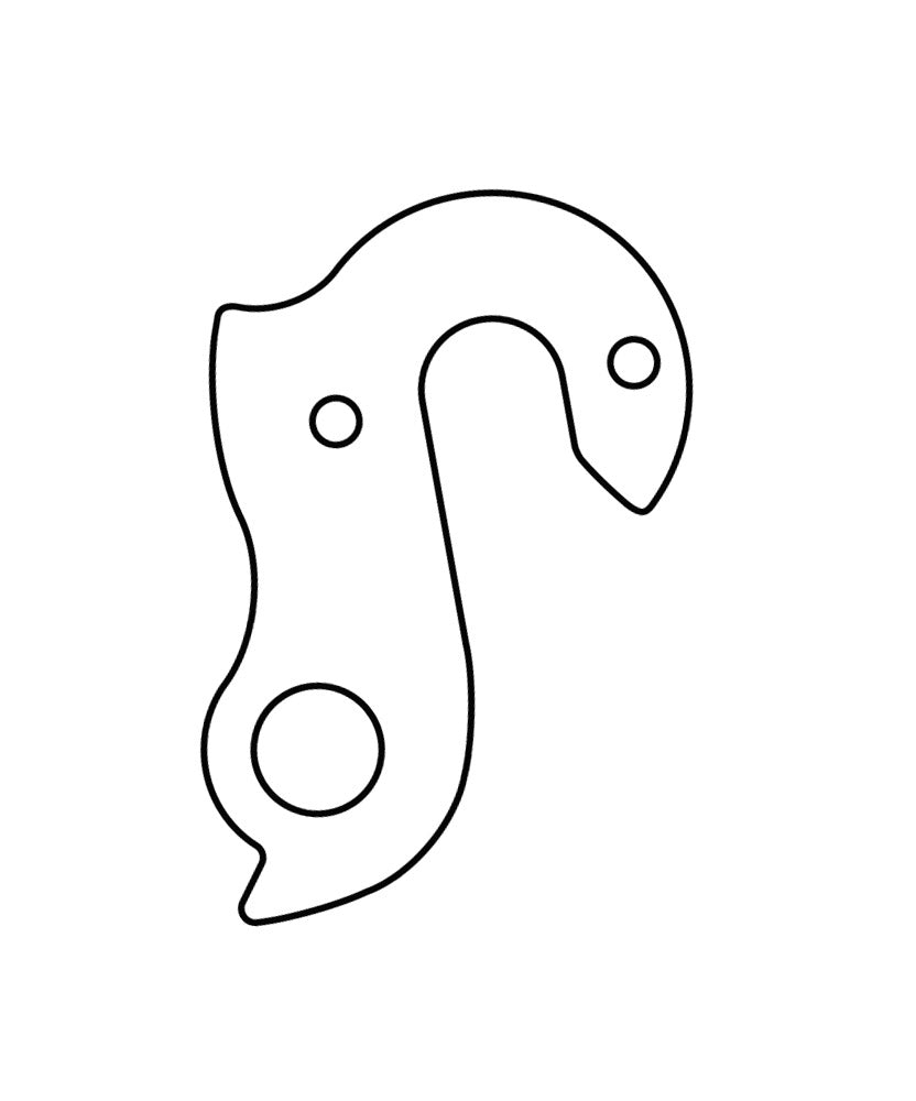 Union derailleurpad GH-114 met schroefset M4x0.7