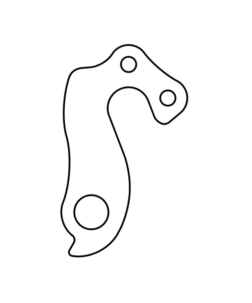 Union derailleurpad GH-126 met schroefset M4x0.7