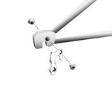 Union derailleurpad GH-137 met schroefset M8x0.75