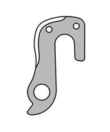 derailleurhanger GH-165 59,2 mm zilver