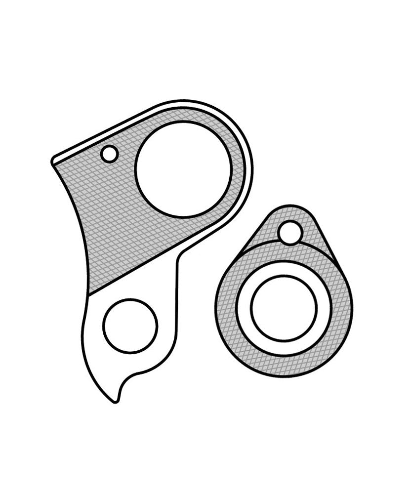 derailleurhanger GH-176 zwart