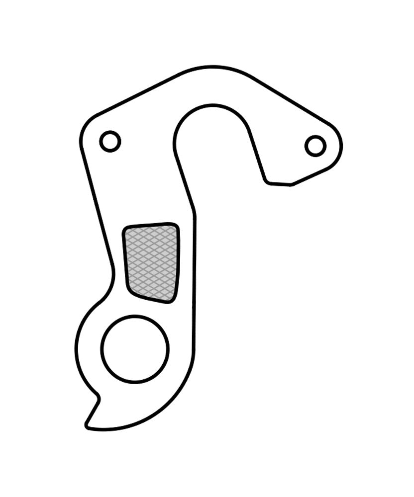 Union derailleurpad GH-260 Cannondale, Bulls