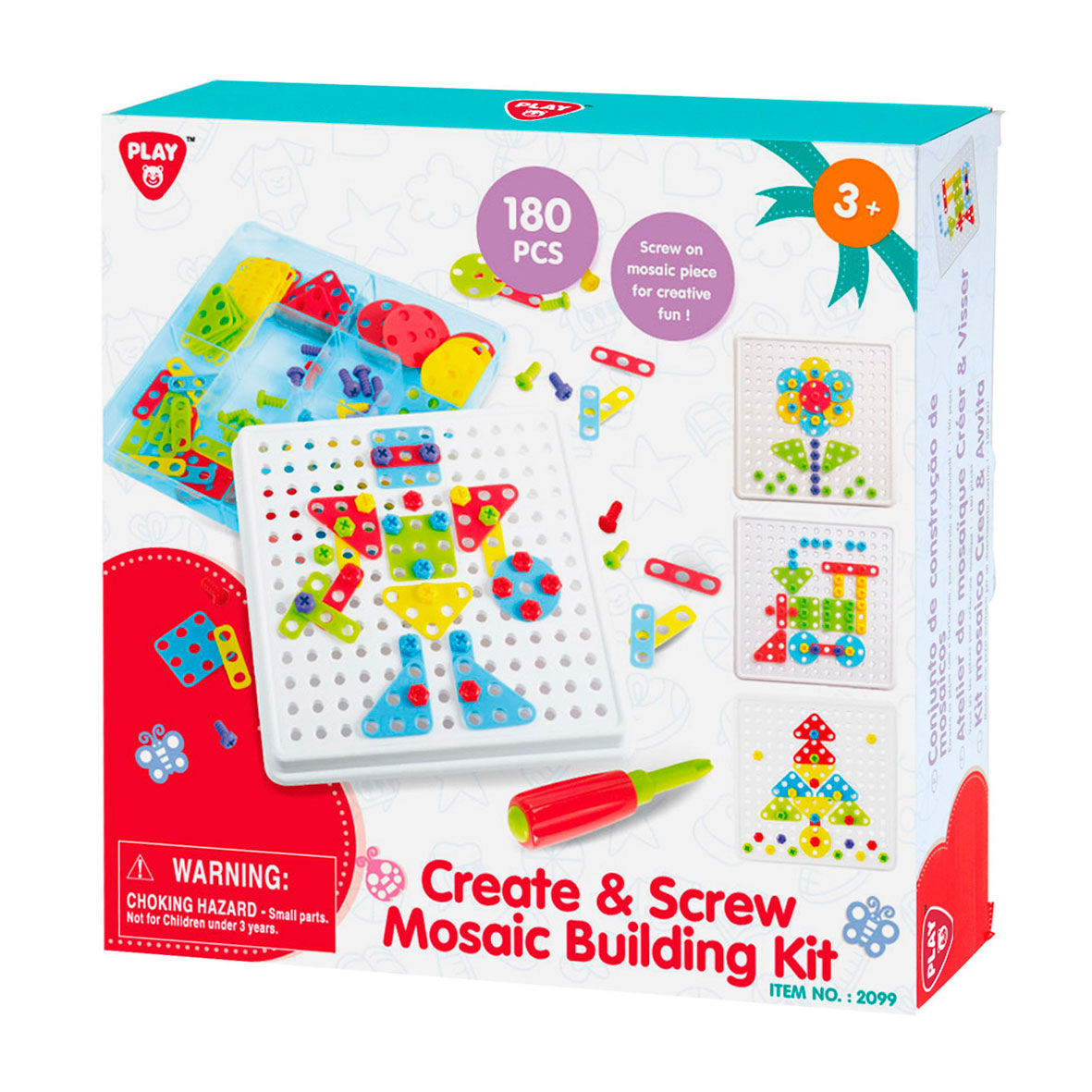 Play constructieset mozaïek, 180dlg.