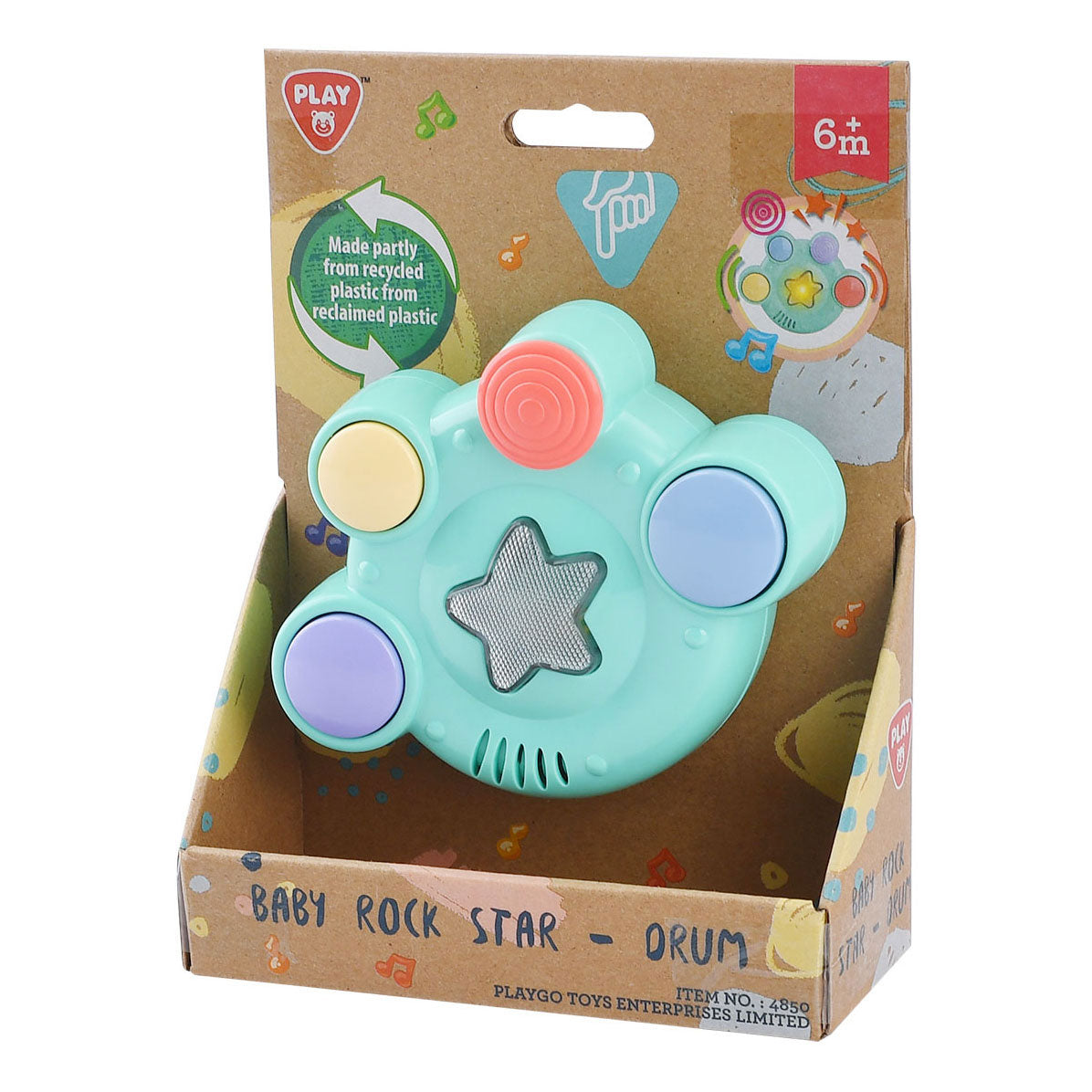 Play baby rock star trommel pastel