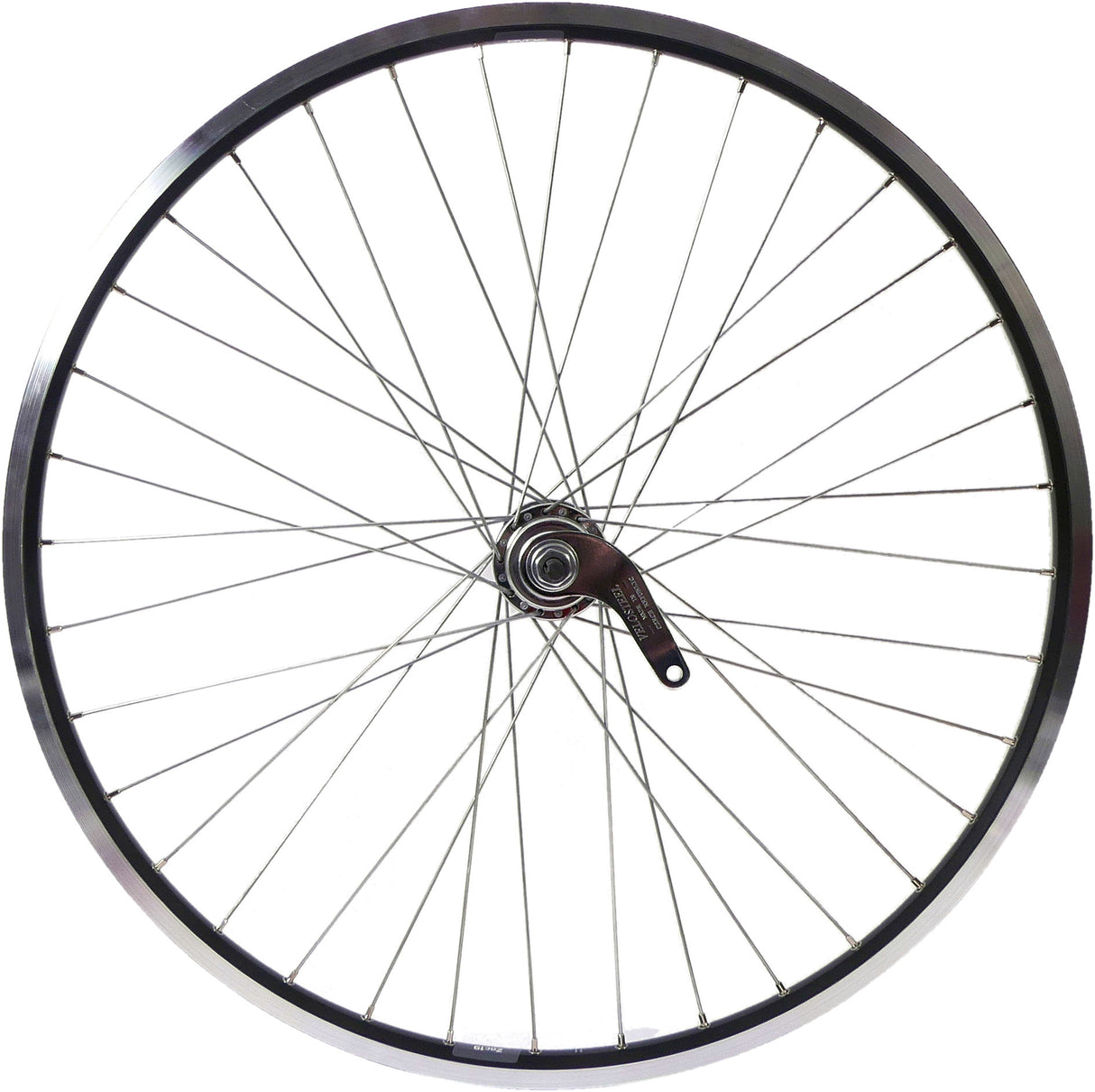 Achterwiel 26 x1.75 1.95 met favorit remnaaf velg zac 19 - zwart