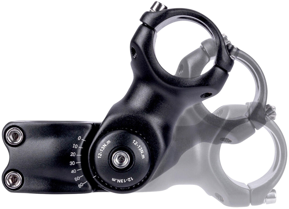 Contec voorbouw lida ct stem lida 25,4x130mm, black