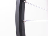 Achterwiel 28 x 1 4 aluminium freewheel qr - zwart