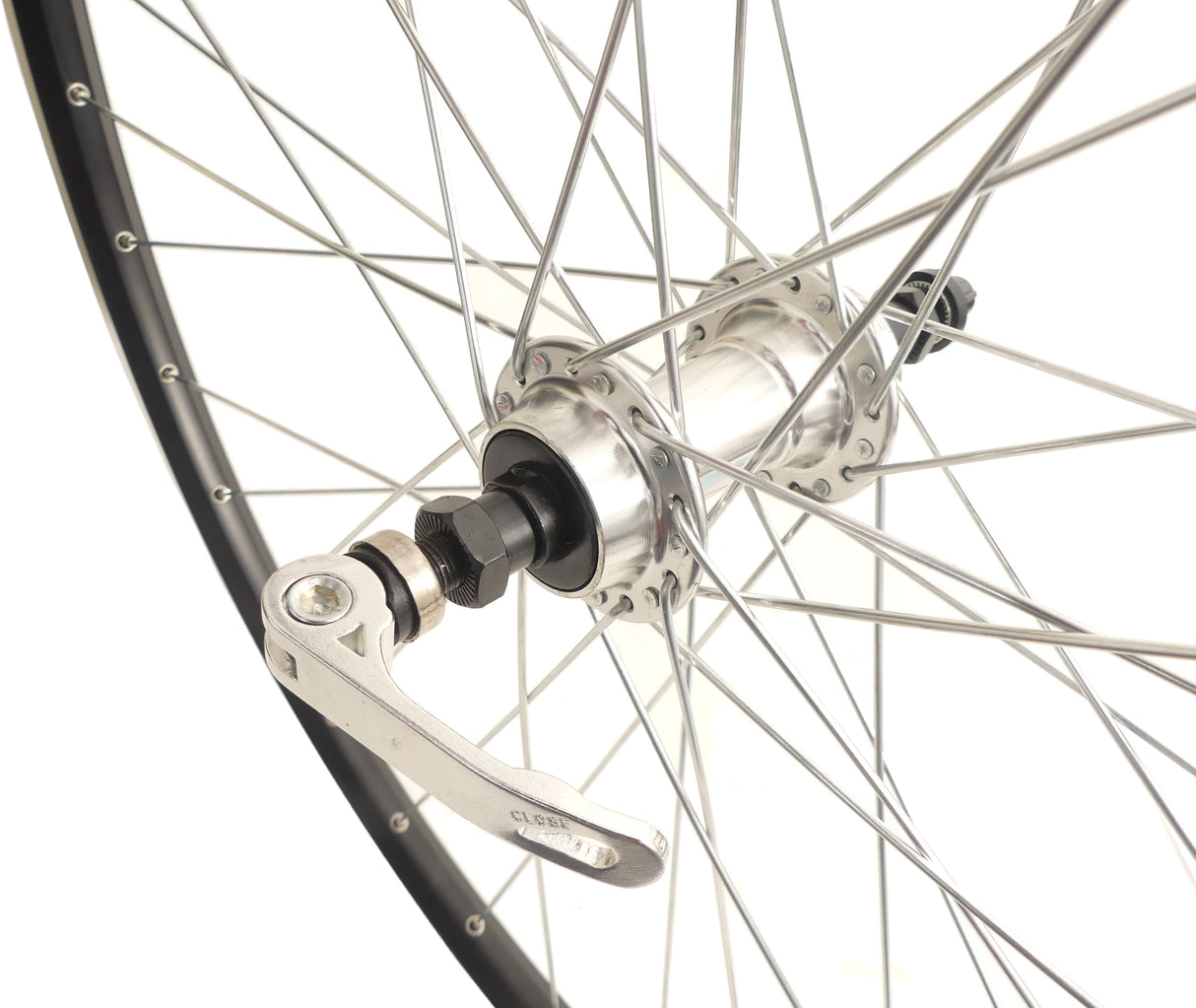 Achterwiel 28 622x19C ZAC 19 velg met 7 8 speed freewheel en snelspanner zwart