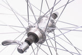 Achterwiel 28 x 1 4 aluminium freewheel qr - zwart