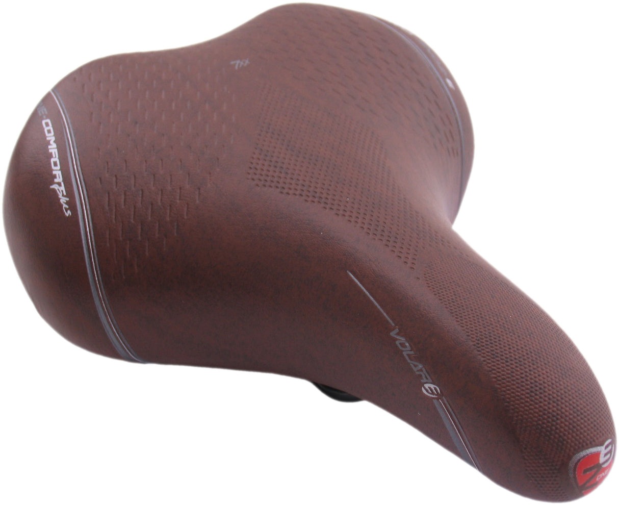 Zadel Volare BigCity XXL elastomeer - bruin