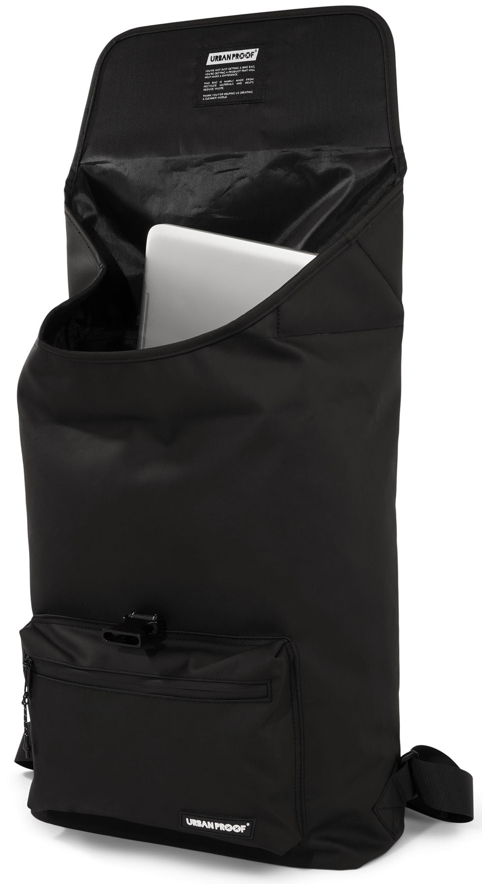 UrbanProof Urbanproof cargo fietstas rugzak 20l zwart