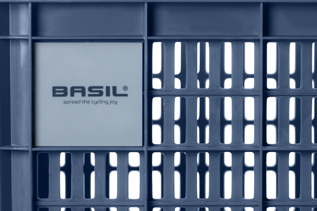 Basil fietskrat M - medium - 29.5 liter - blauw