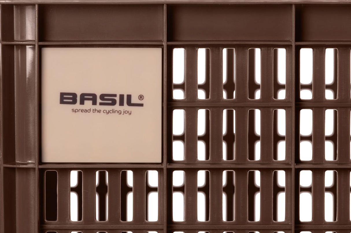 Basil fietskrat S - klein - 17.5 liter - bruin
