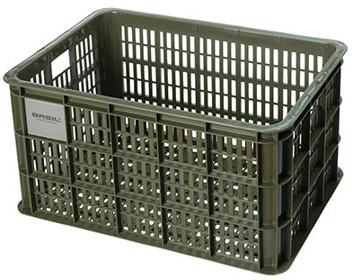 Basil fietskrat L - groot - 40 liter - groen