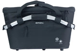 Basil fietsmand classic carry all iso met mik bevestiging 18 liter 38 x 21 x 27 cm - zwart