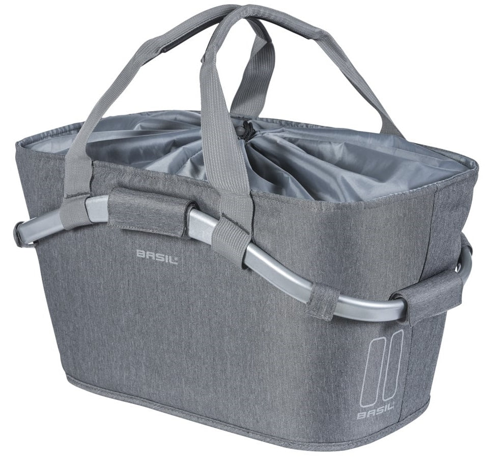 Basil mand achterop 2day carry all grijs | mik | 22l
