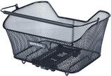 Basil fietsmand base m met mik bevestiging 14 liter 25 x 33 x 17 cm - zwart