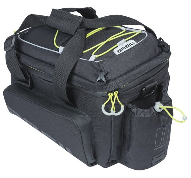 Basil bagagedragertas miles xl pro mik 9-36 liter 33 x 19 x 19 cm - zwart