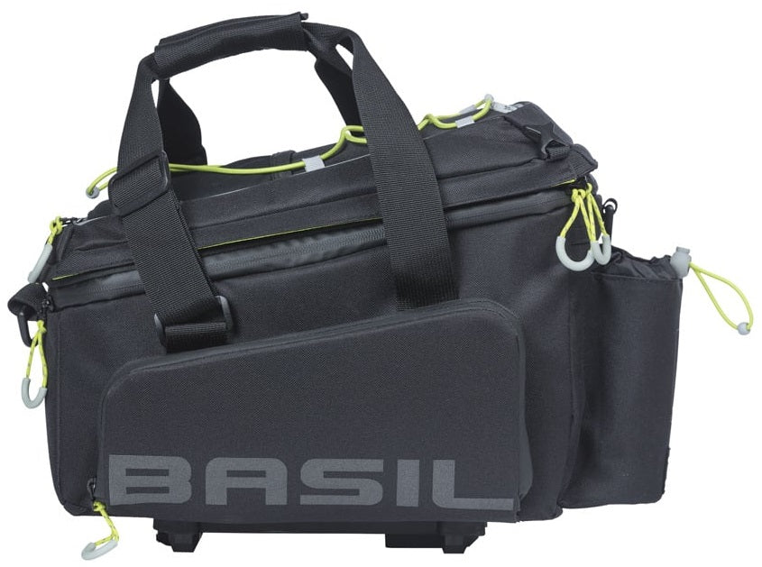 Basil bagagedragertas miles xl pro mik 9-36 liter 33 x 19 x 19 cm - zwart