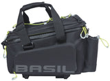 Basil bagagedragertas miles xl pro mik 9-36 liter 33 x 19 x 19 cm - zwart
