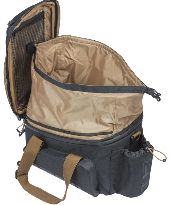 Basil bagagedragertas miles xl pro mik 9-36l zwart grijs