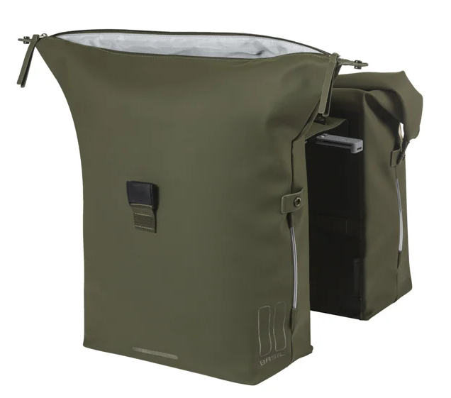 Basil tas soho dubbel groen | mik | 41l