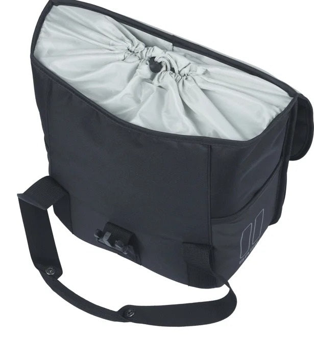 Basil tas go enkel zwart 16l