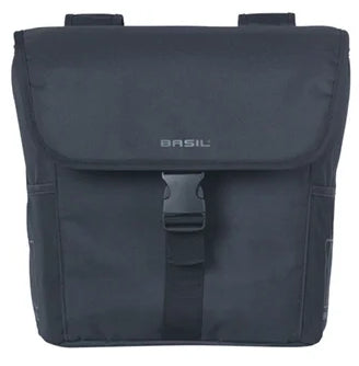 Basil dubble fietstas go 32 liters - zwart