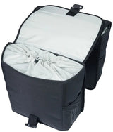 Basil tas go mik dubbel zwart | 32l