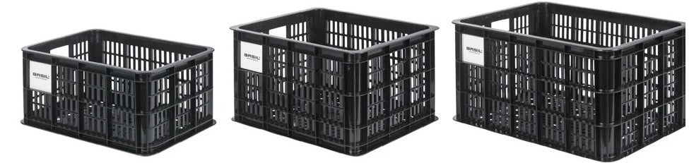 Basil krat groot 40l mik zwart gerecycled