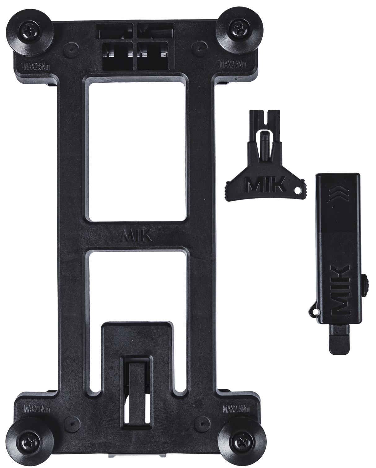 Basil mik adapter plate tas adapterplaat zwart 70171 70173