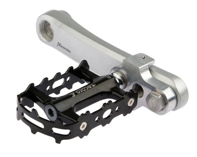 Mirage crankverkorters met rvs bouten aluminium t6 zilver
