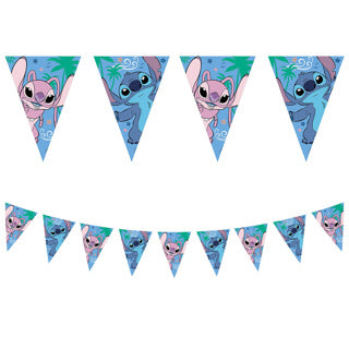 Stitch angel papierenvlaggenslinger