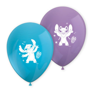 Stitch angel latex ballonnen 8 stuks