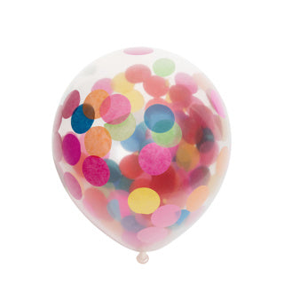 Confetti Ballonnen Papieren Confetti Mix 30cm, 6st.