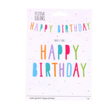Letterslinger Happy Birthday, 6mtr.