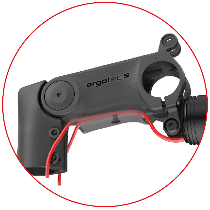 Ergotec Stuurpen ahead 50 XL SI ø28.6mm vork 90mm ø31.8mm zwart