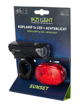 Verlichtingsset ikzi the sunset led - zwart