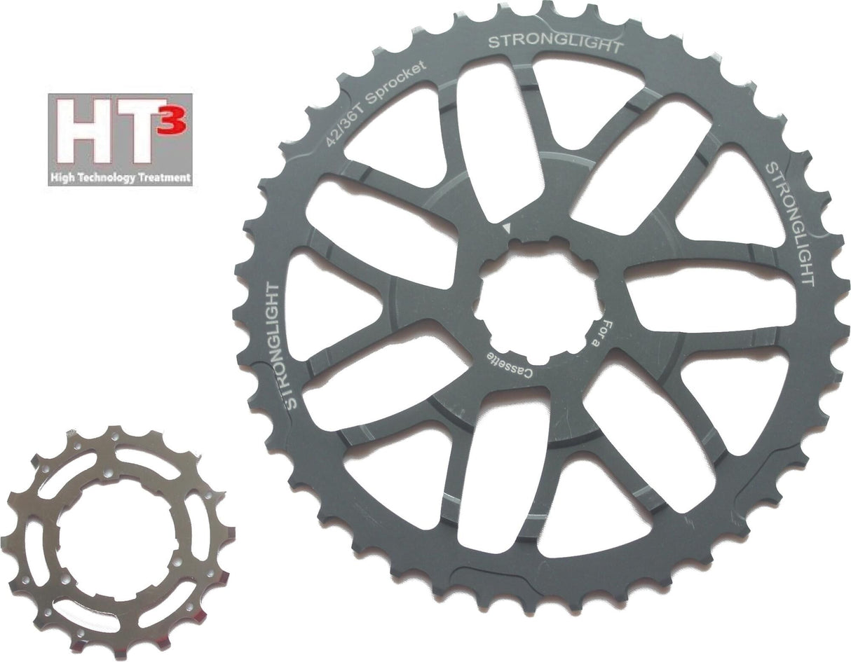 Stronglight ombouwset ht3 mod. 17 conv.kit strongl. ht3 16 40t f.sram