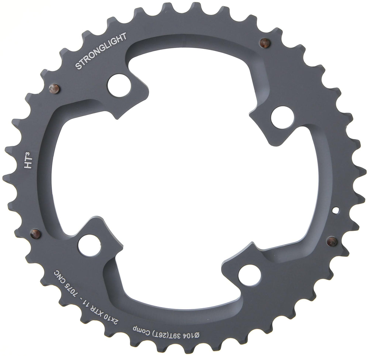 Stronglight mtb kettingblad ht3 mod. 17 chain ring strongl. ht3 39t outer alu black